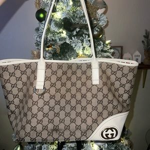Gucci Britt Monogram Tote